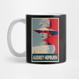 Audrey's Timeless Beauty The Audrey Hepburn Pop Art Tee Mug